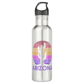 Arizona -  Retro Cactus Souvenir Waterfles