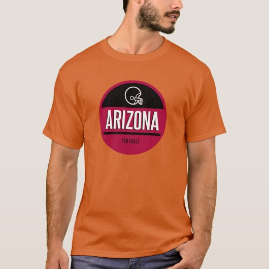 Arizona retro football t-shirt (Voorkant)