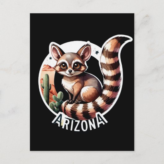 Arizona, Ringtail, Postcrossing Briefkaart (Voorkant)