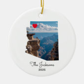 Arizona Road Trip Vakantie Foto Red Heart Keramisch Ornament (Voorkant)