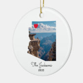 Arizona Road Trip Vakantie Foto Red Heart Keramisch Ornament (Links)