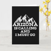 Arizona roept en ik moet naar de Bergen gaan Kaart (Gele Bloem)