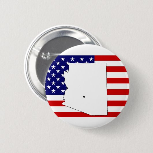 Arizona Ronde Button 5,7 Cm (Voorkant /achterkant)