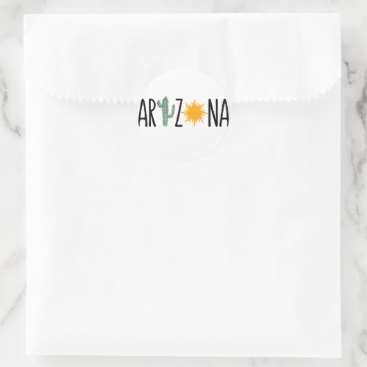 ARIZONA RONDE STICKER (Tas)