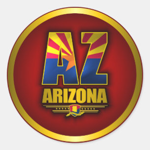 Arizona Ronde Sticker