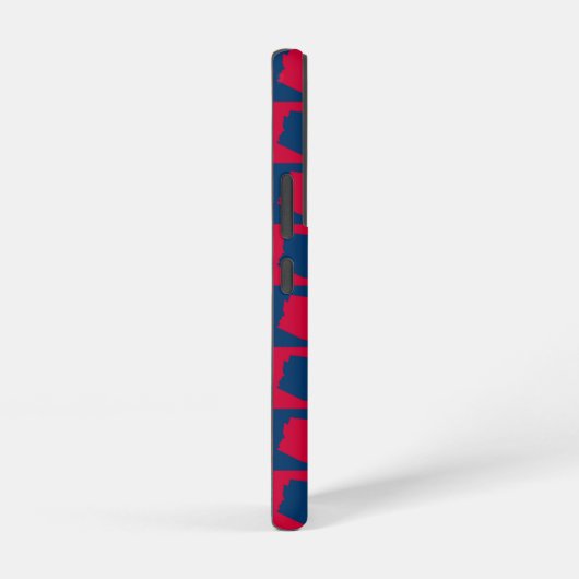 Arizona rood en blauw patroon samsung galaxy hoesje (Rechterkant)