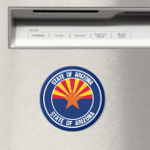 Arizona Round Emblem Magneet (Insitu (Vaatwasser))