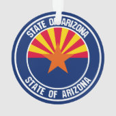 Arizona Round Emblem Ornament (achterkant)