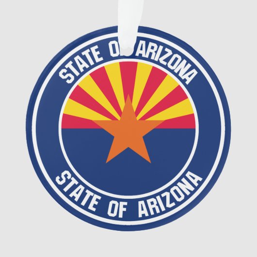Arizona Round Emblem Ornament (voorkant)