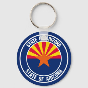 Arizona Round Emblem Sleutelhanger