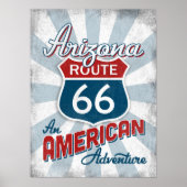 Arizona Route 66 Amerika Poster (Voorkant)