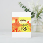 Arizona Route 66 Briefkaart (Staand voorkant)