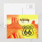 Arizona Route 66 Briefkaart (Voorkant / Achterkant)