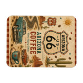 Arizona Route 66 Desert Diner Herinneringen Magneet (Horizontaal)