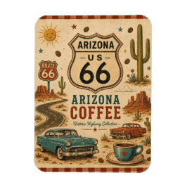 Arizona Route 66 Desert Diner Herinneringen Magneet