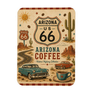 Arizona Route 66 Desert Diner Herinneringen Magneet