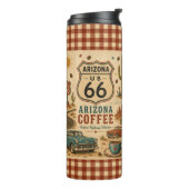 Arizona Route 66 Desert Diner Reis Sip Thermosbeker (Gedraaid links)