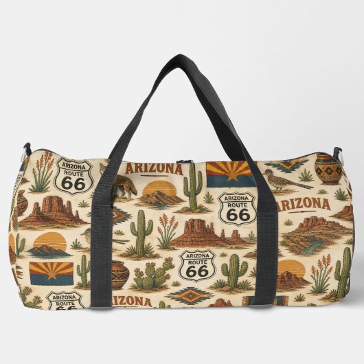 Arizona Route 66 Desert Weekender Plunjezak (Voorkant)