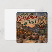 Arizona Route 66 kerstgroeten (Voorkant / Achterkant)