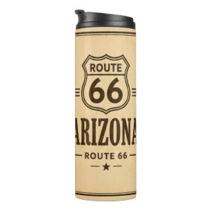 Arizona Route 66 Vintage Koffie Reizen Thermosbeker