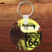 Arizona Route 66 Western Sleutelhanger (Voorkant)