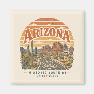 Arizona Route 66 Woestijn Snelweg Reis Magneet