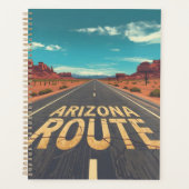 Arizona Route Desert Road Graphic Art Planner (Voorkant)