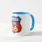 Arizona Route US 66 Sign Mok (Voorkant rechts)