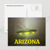 ARIZONA RUIMTESCHIP UFO BRIEFKAART (Voorkant / Achterkant)