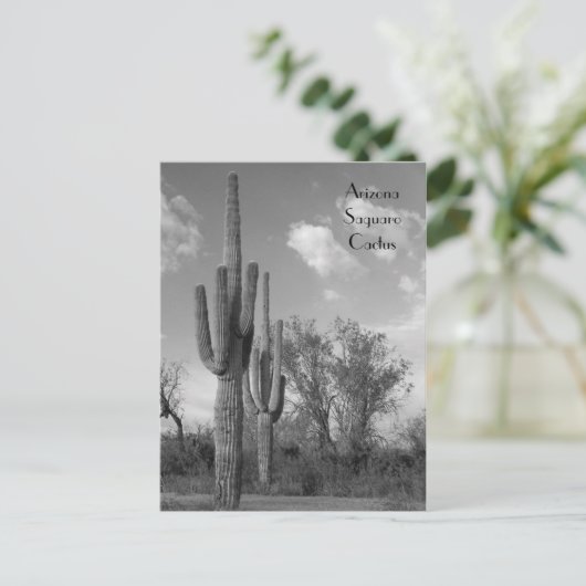 Arizona Saguaro Briefkaart (Staand voorkant)