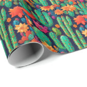Arizona Saguaro Cactus Cadeaupapier (Rol Hoek)