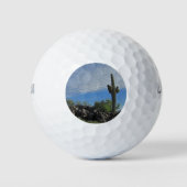 Arizona Saguaro Cactus Foto Desert Southwest Golfballen (Voorkant)