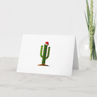 Arizona Saguaro Cactus kerstlampjes Feestdagen Kaart