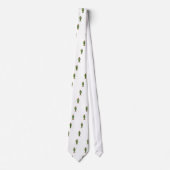 Arizona Saguaro Cactus Kerstlights Stropdas (Voorkant)