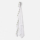 Arizona Saguaro Cactus Kerstlights Stropdas (Achterkant)