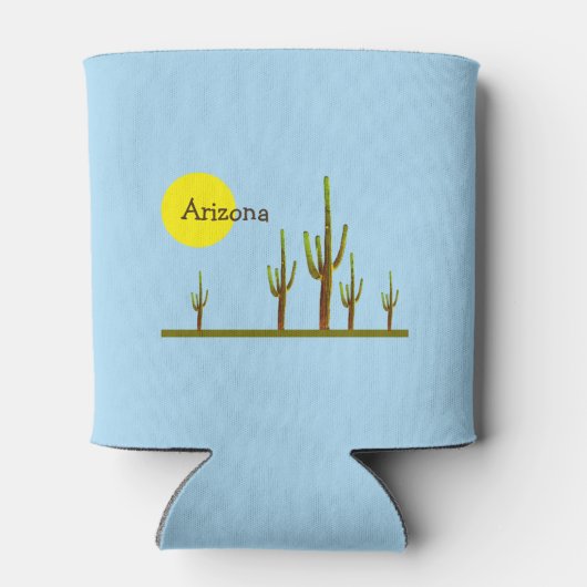 Arizona Saguaro Cactus Koelbox Blikjeskoeler (Achterkant)