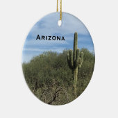 Arizona Saguaro Cactus Landscape Ornament (Rechts)