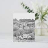 Arizona Saguaro Cactus Picacho Peak Park Briefkaart (Staand voorkant)