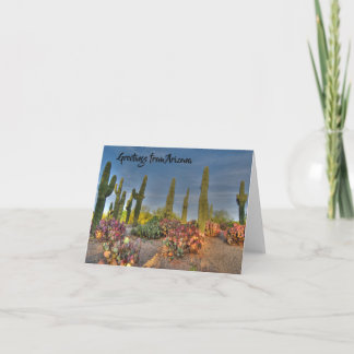 Arizona Saguaro Greeting Card Kaart