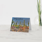 Arizona Saguaro Greeting Card Kaart (Voorkant)