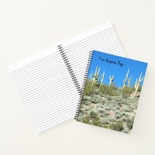 Arizona Saguaros - Reizen Notitieboek (Binnen)