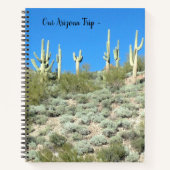 Arizona Saguaros - Reizen Notitieboek (Voorkant)