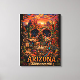 Arizona Schedel Illusie | Astigmatisme TOESTAND va Canvas Afdruk