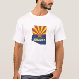 Arizona - Schets van het overzicht van de Arizonan T-shirt