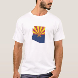 Arizona - Schets van het overzicht van de Arizonan T-shirt