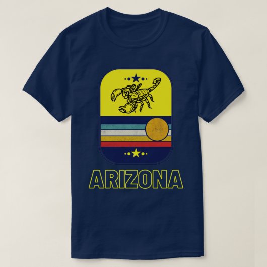 Arizona Scorpion Sun Heat en Scorpions T-shirt (Design voorkant)
