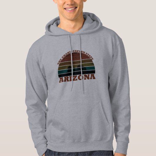 Arizona sedona Grand canyon landschap retro Hoodie (Voorkant)