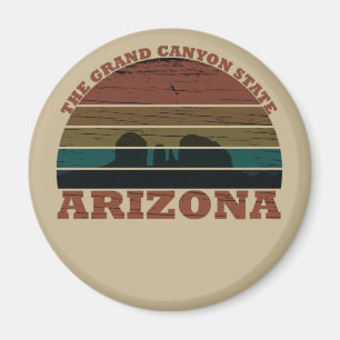 Arizona sedona Grand canyon landschap retro Magneet