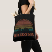 Arizona sedona Grand canyon landschap retro Tote Bag (Dichtbij)