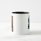 Arizona Sedona kaart grand canyon landschap retro Mok (Midden)